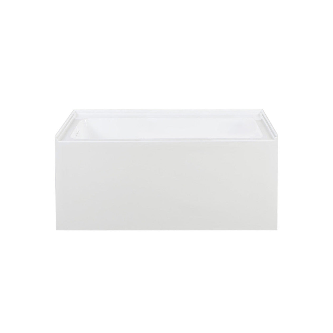 Char-Griller Voltaire 48 x 32 Skirted Left Drain Soaking Apron Bathtub in Glossy White with I -  - 1769840555277_703