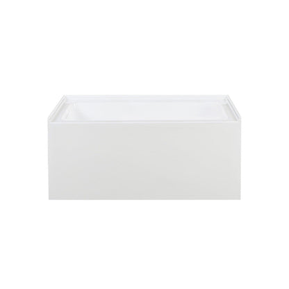 Char-Griller Voltaire 48 x 32 Skirted Left Drain Soaking Apron Bathtub in Glossy White with I -  - 1769840555277_703