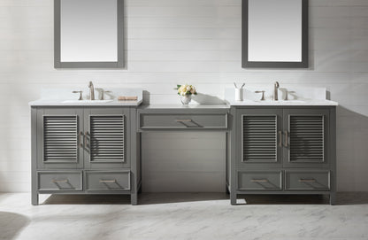 Char-Griller Estate 102" Double Sink Bathroom Vanity Modular Set with White Quartz Top - SKU_1769842802796_5