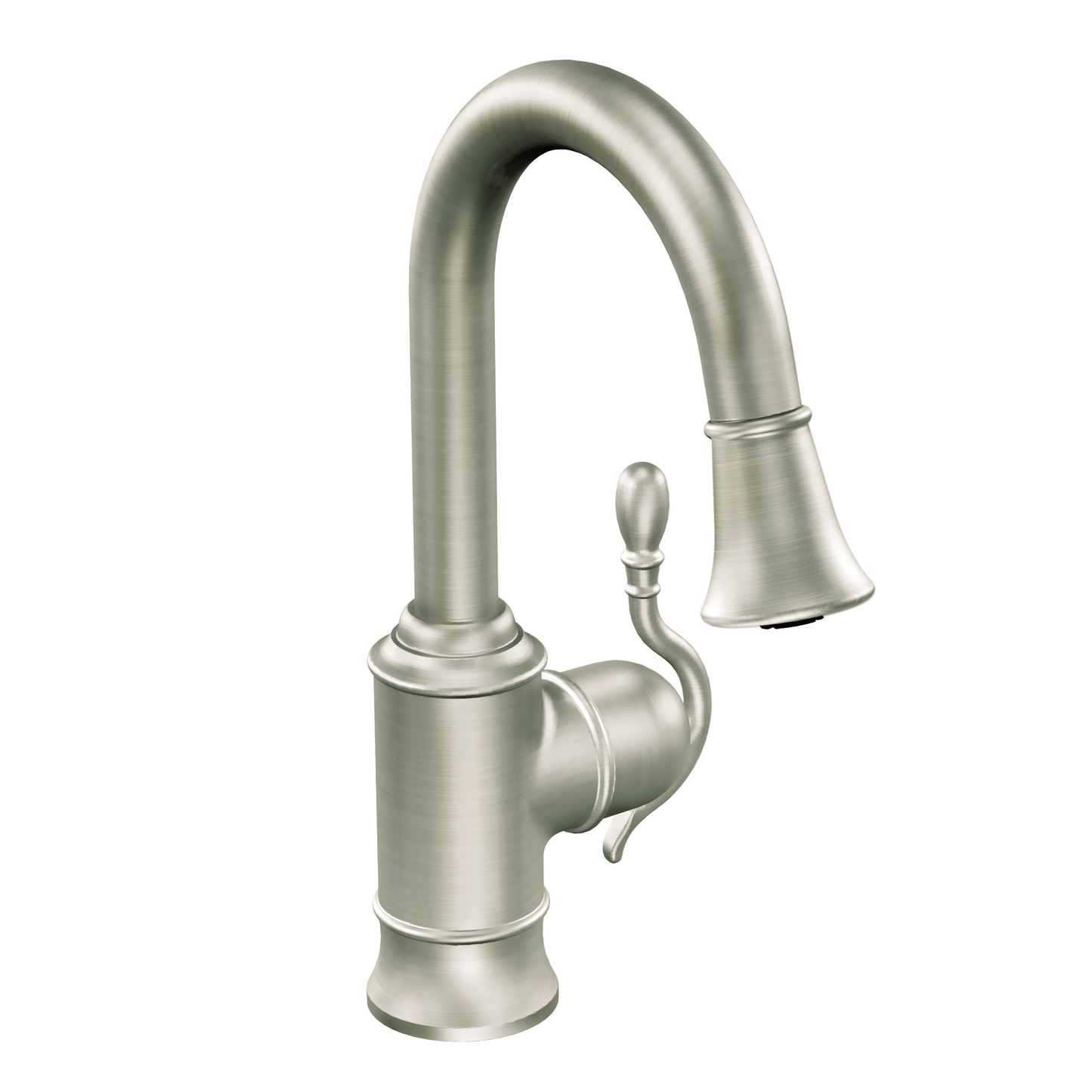 Char-Griller Woodmere Chrome one-handle high arc pulldown bar faucet -1769759139041_18