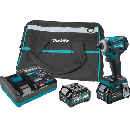 Makita (GDT01D) 40V MAX XGT Brushless Cordless 4-Speed Impact Driver Kit (2.5Ah) - GDT01D