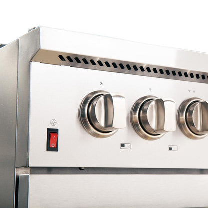 Forno 2-Piece Appliance Package - 48-Inch Dual Fuel Range & Wall Mount Hood in Stainless Stee - AP2-6156-48l
