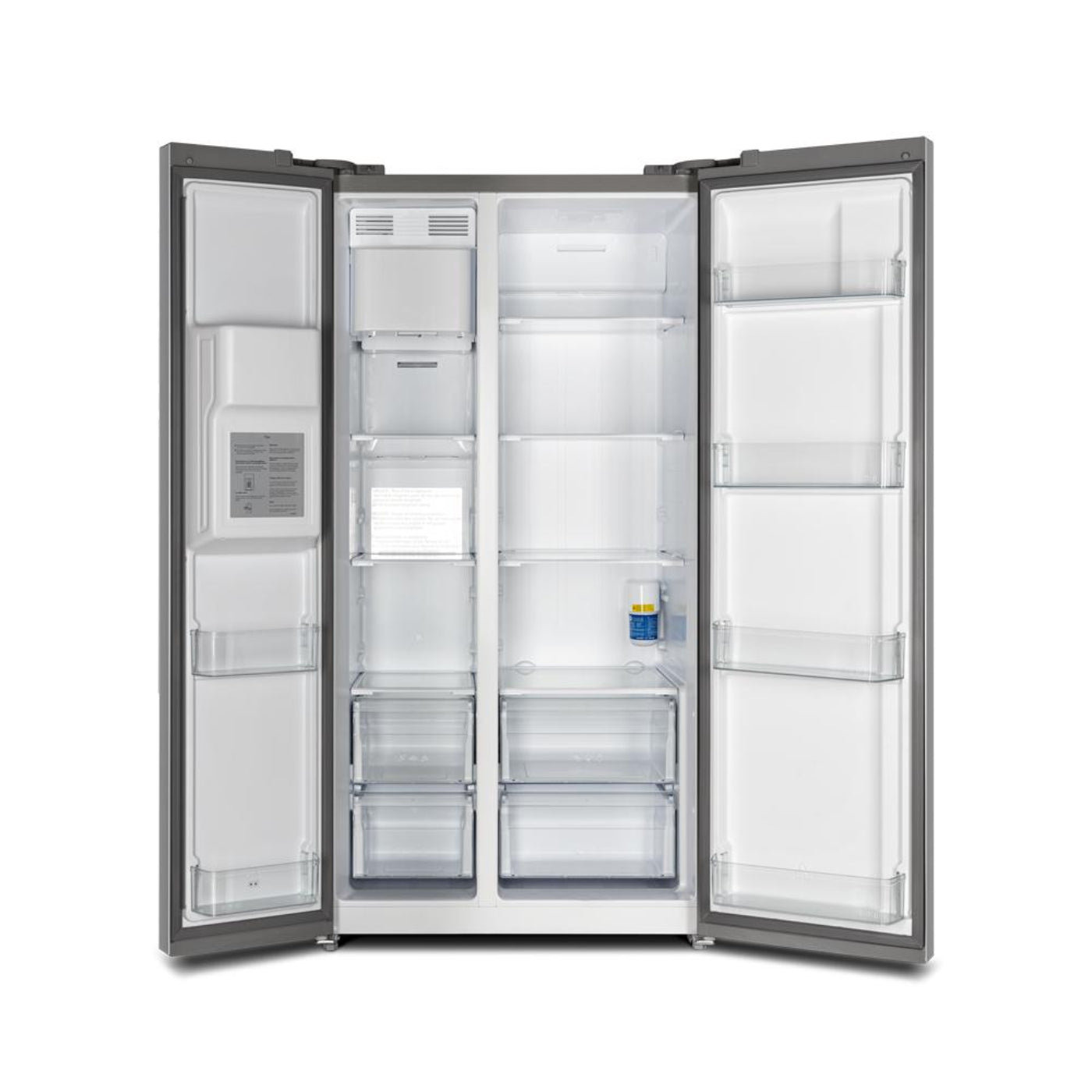 Forno 4-Piece Appliance Package - 48-Inch Gas Range, Refrigerator with Water Dispenser, Wall Mount Hood, & 3-Rack Dishwasher in Stainless Steel - APW4-6244-48-H