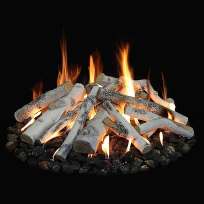 Grand Canyon  Quaking Aspen Birch Log Set For Fire Pits (9 PC.) FPASP-18/24