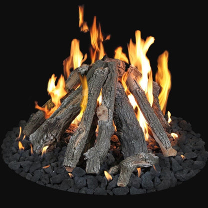 Grand Canyon Arizona Weathered Oak Log Set For Fire Pits (9 PC.) FPAWO-18/24