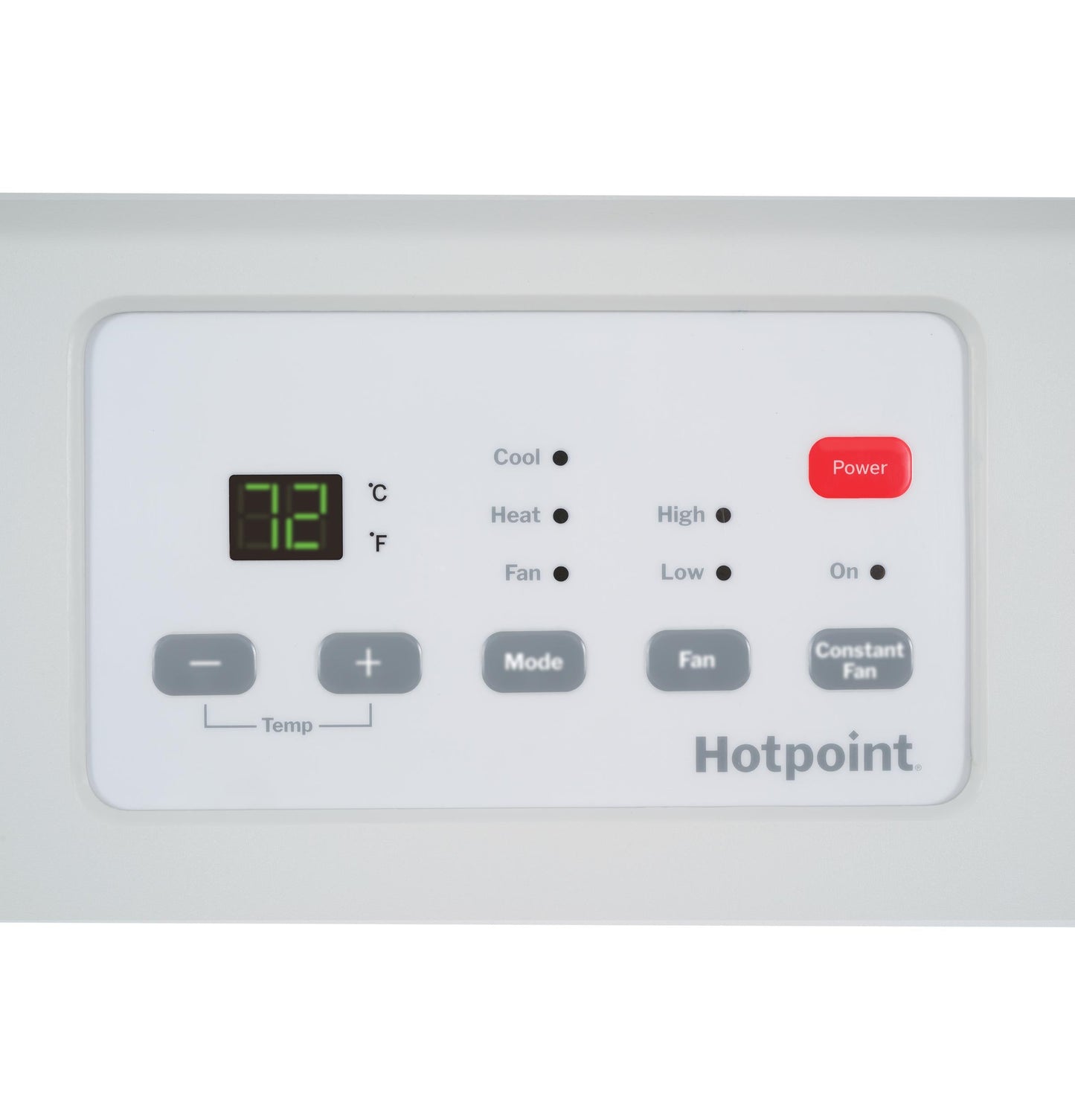 HOTPOINT Hotpoint PTAC Heat Pump Unit with Electric Heat Backup 9,000 BTU, 265V, 20amp White - AHHS09E3XXA
