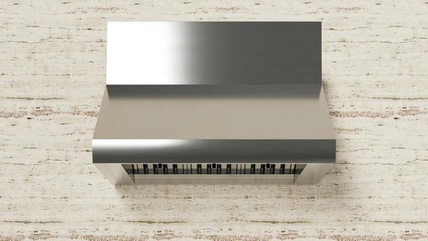 XO APPLIANCE XOGV48S Outdoor hood, 48"W, 33"D, 18"T, 1200CFM, LEDs, pro baffle filters in Stainless Steel - XOGV48S