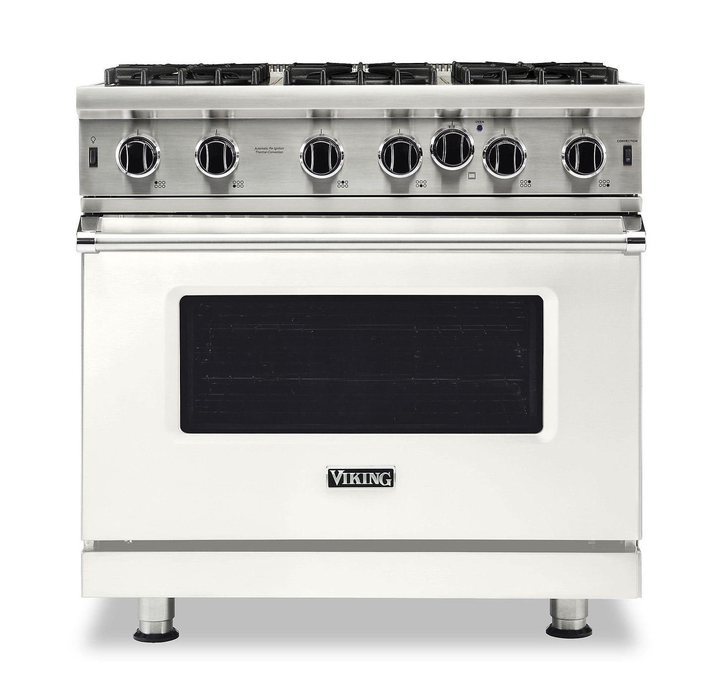 VIKING 36" Open Burner Gas Range Viking 5 Series White - VGIC53626BPWLP