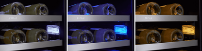 ZEPHYR Presrv Wine & Bev Cooler, 24in UC, SS+Gls, Fr Dr in Stainless Steel - PRWB24C32CG