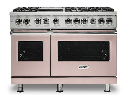 Klein Tools VIKING 48" Dual Fuel Range - Viking 5 Series Pink - VDR5486GBHLP