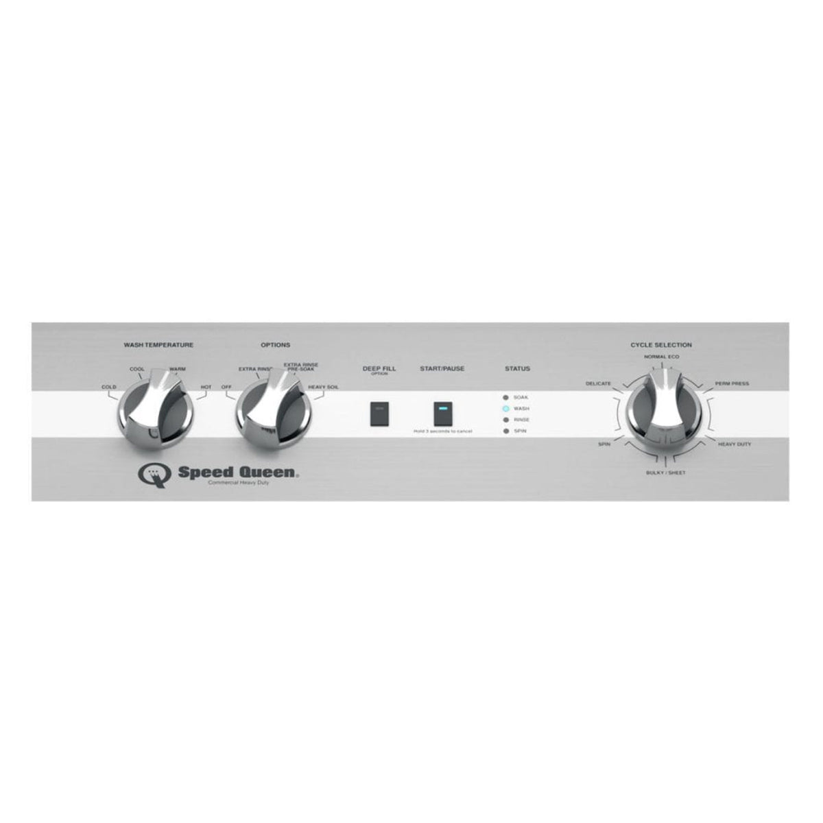 SPEED QUEEN TC5003WN TC5 Top Load Washer with Speed Queen Classic Clean No Lid LockWhite - TC5003WN