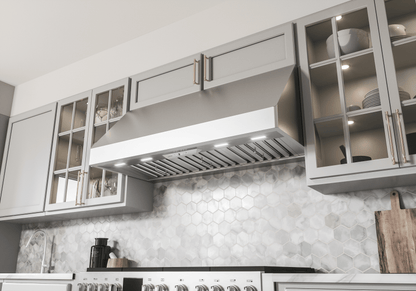 ZEPHYR Tempest II, 18in Wall, 42in, SS, LED, ACT in Stainless Steel - AK7542CS