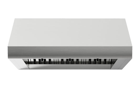 XO APPLIANCE XOGV36S Outdoor hood, 36"W, 33"D, 18"T, 1200CFM, LEDs, pro baffle filters in Stainless Steel - XOGV36S
