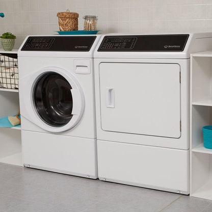 SPEED QUEEN DF7004WE DF7 Sanitizing White Electric Dryer with Front Control Pet Plus Steam Over-Dry Protection Technology ENERGY STARWhite - DF7004WE