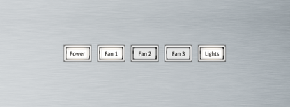 ZEPHYR Brisas Traditional Pyramid Wall, 36" SS, ACT, LED in Stainless Steel - BVEE36CS