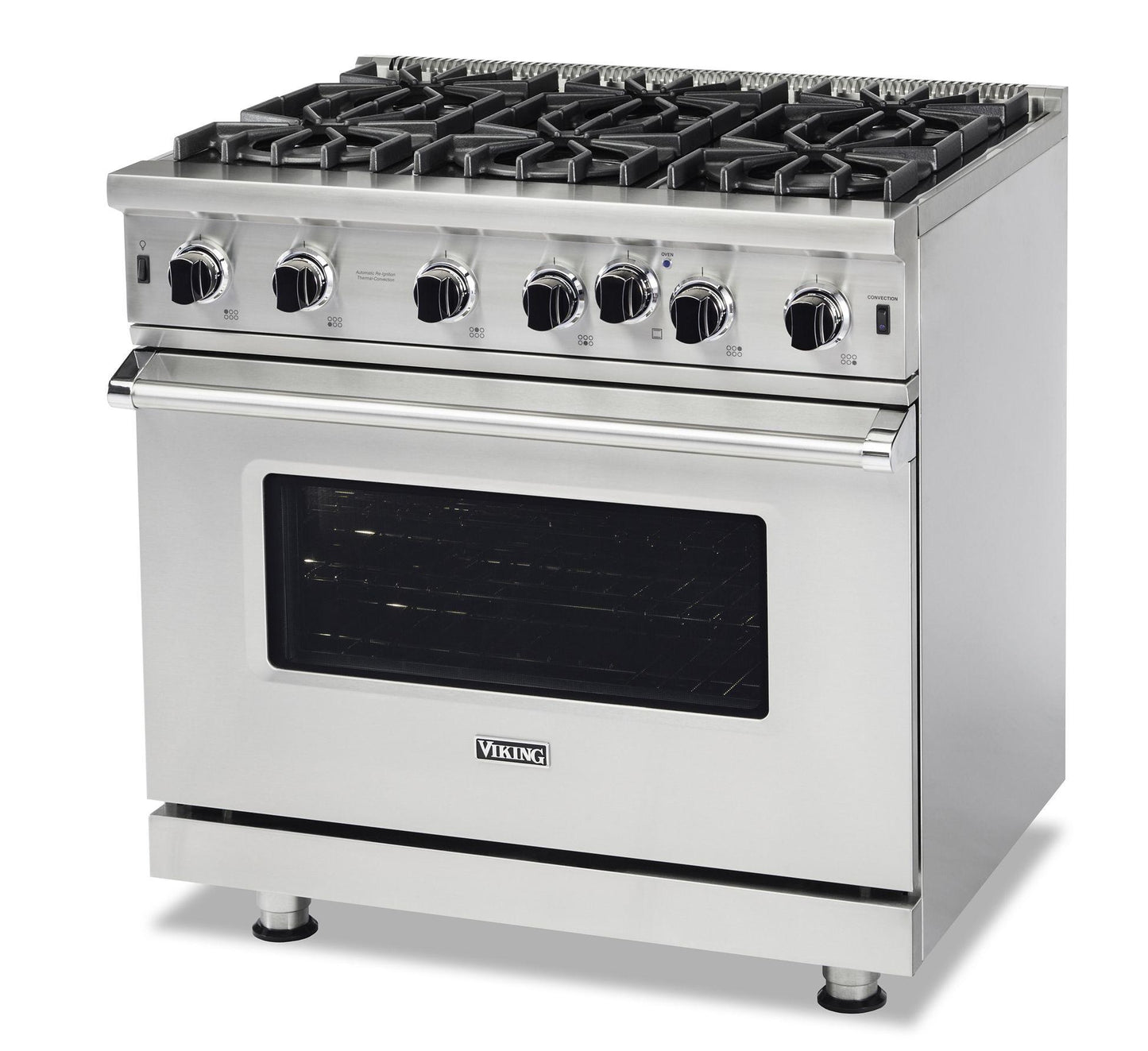 VIKING 36" Open Burner Gas Range Viking 5 Series Pink - VGIC53626BBH