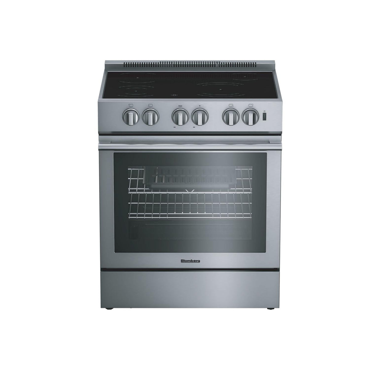 BLOMBERG APPLIANCES BIR34452SS 30in Induction range with 5.7 cu ft self clean oven, slide-in style in Stainless Steel - BIR34452SS