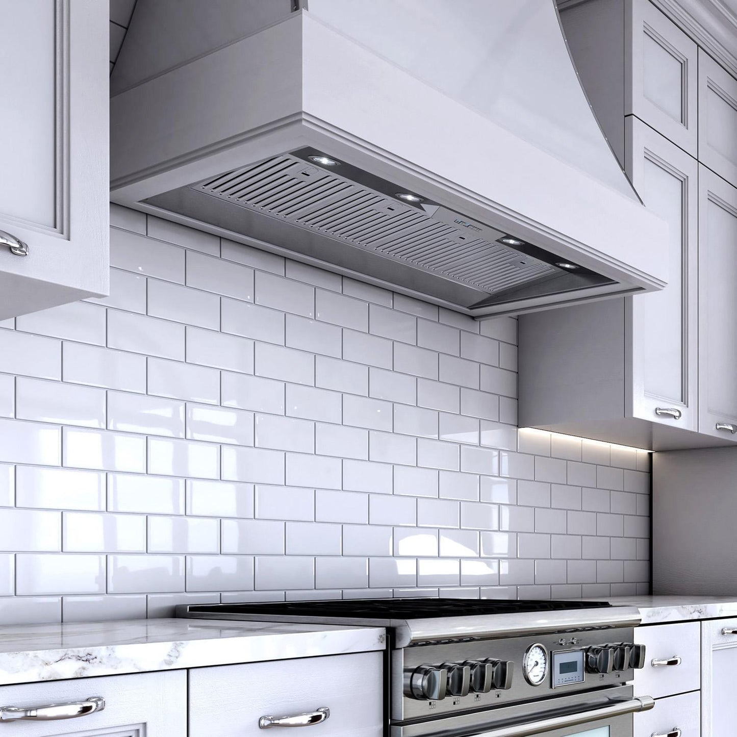 XO APPLIANCE XOIL4222SC 42" CCC 600/395 CFM liner insert hood 22in D in Stainless Steel - XOIL4222SC
