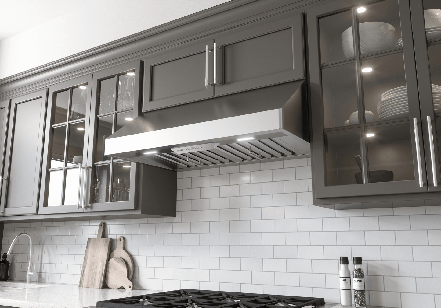 ZEPHYR Tempest I, 11in UC, 30in, SS, LED, ACT Stainless - AK7000CS
