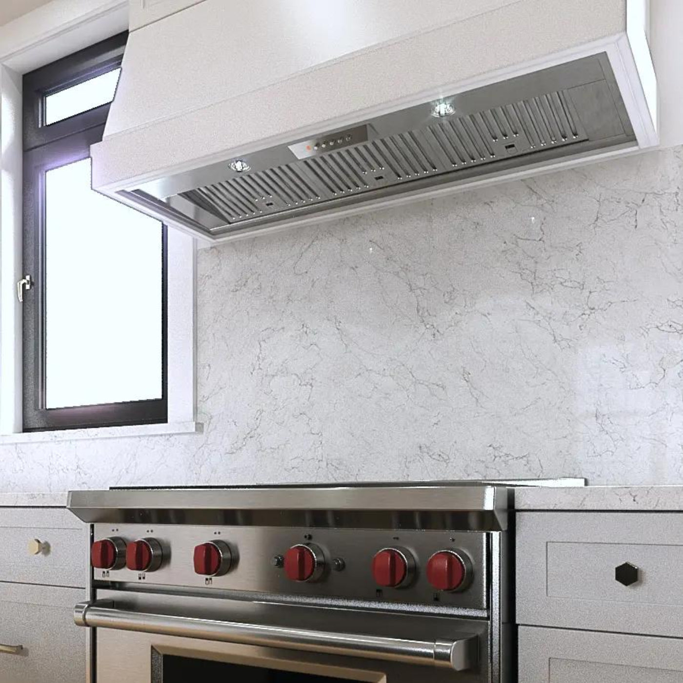 XO APPLIANCE XOI33SC 33" CCC 600/395 CFM Pro Insert For Custom Built Hood Italian Made in Stainless Steel - XOI33SC