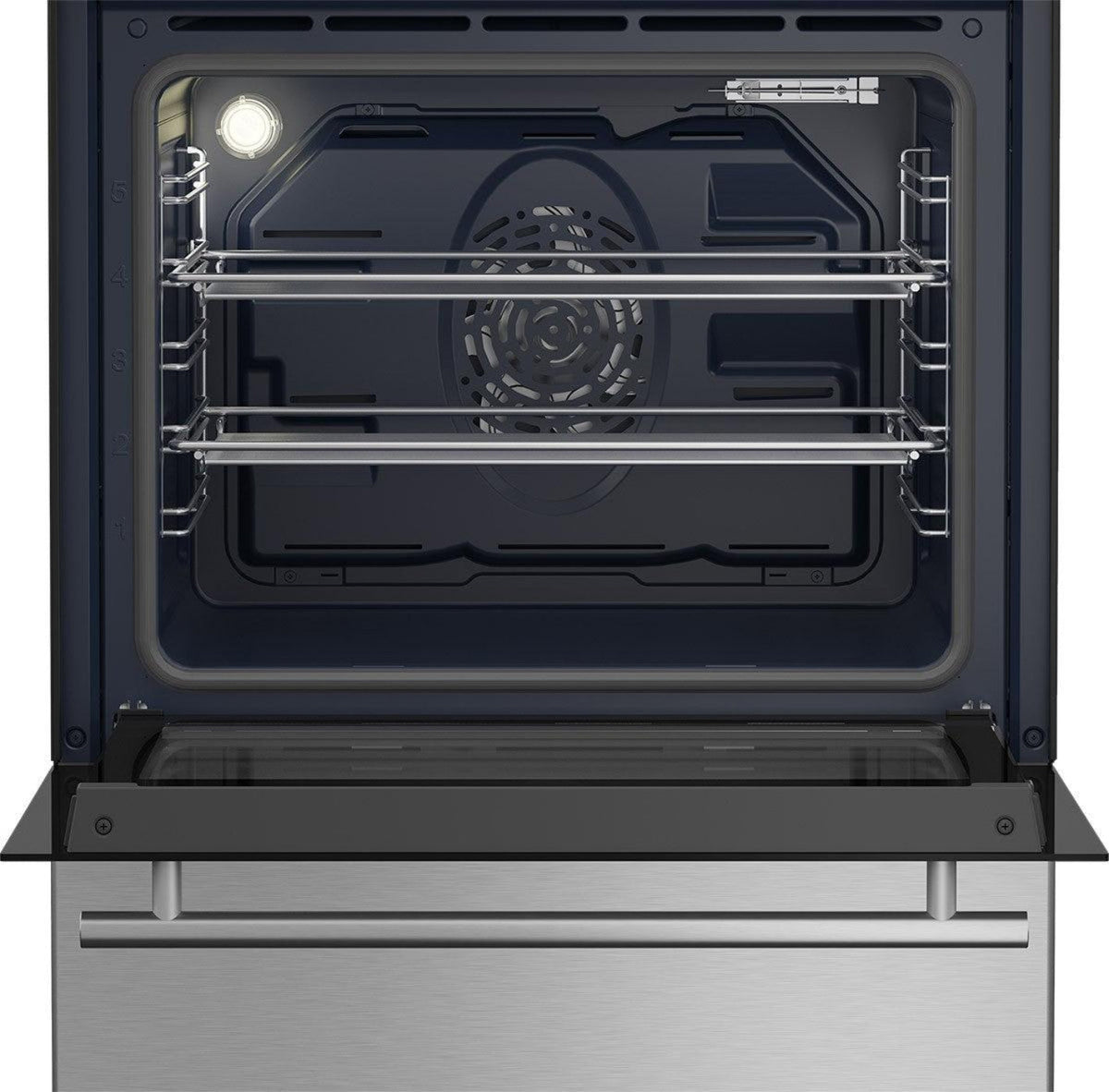 BLOMBERG APPLIANCES BIRU24102SS 24" Free-Standing Induction Slide-In Range, True Convection in Stainless Steel - BIRU24102SS
