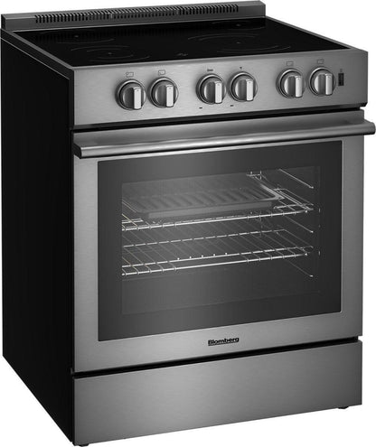 BLOMBERG APPLIANCES BIR34452SS 30in Induction range with 5.7 cu ft self clean oven, slide-in style in Stainless Steel - BIR34452SS