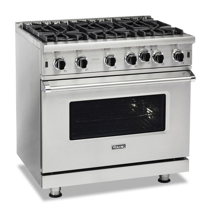 VIKING 36" Open Burner Gas Range Viking 5 Series Blue - VGIC53626BSB