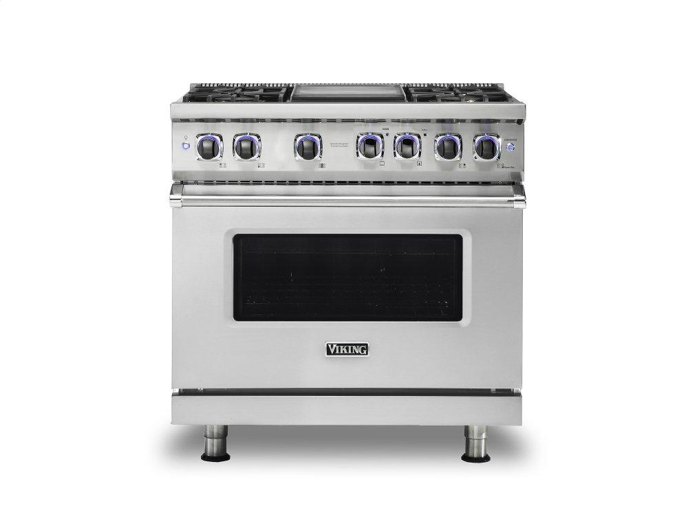 VIKING 36" Dual Fuel Range - VDR7362 Viking 7 Series in Stainless Steel - VDR73624GSS
