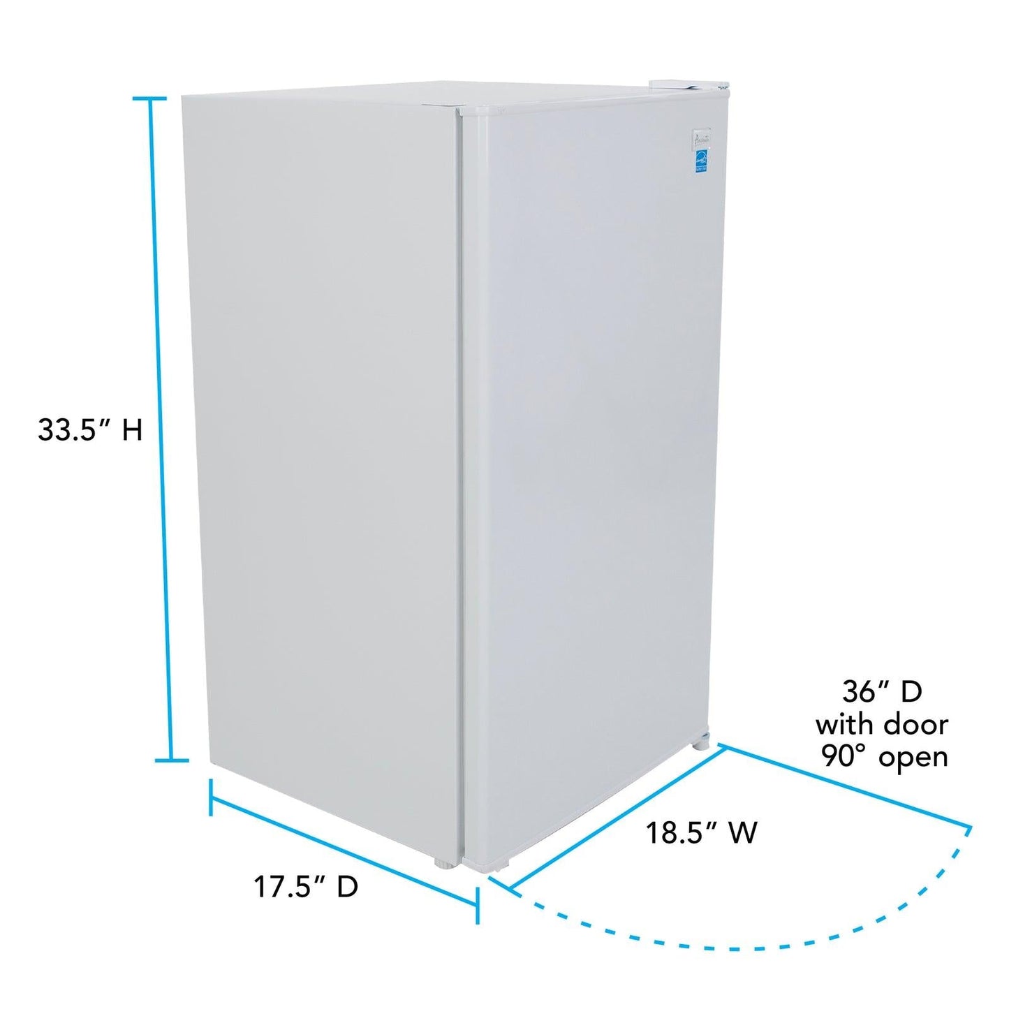 AVANTI Avanti 3.3 cu. ft. Compact Refrigerator - White - RM3306W