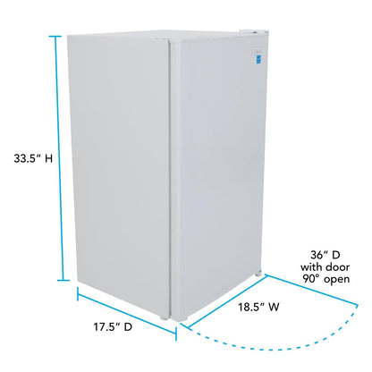 AVANTI Avanti 3.3 cu. ft. Compact Refrigerator - White - RM3306W