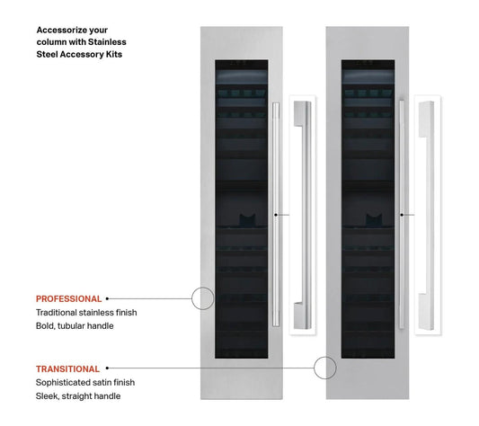 SIGNATURE KITCHEN SUITE SKSCW241RP 24-inch Integrated Column Wine Refrigerator - SKSCW241RP