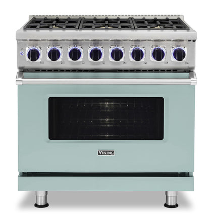 VIKING 36" Dual Fuel Range - VDR7362 Viking 7 Series Other - VDR73626BSP