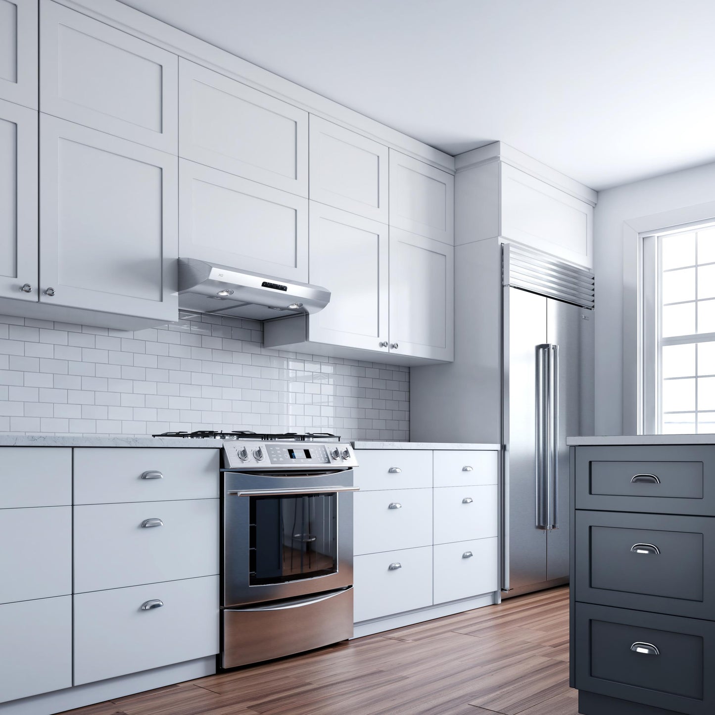 XO APPLIANCE XOE30S 30" 350 CFM Under Cabinet Range Hood in Stainless Steel - XOE30S