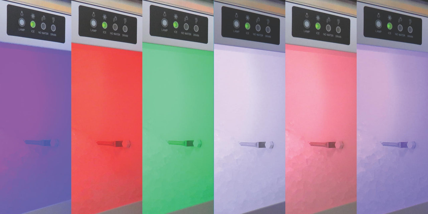 XO APPLIANCE XOUIM1585NOPA 15" Nugget Ice Maker Panel Ready w Pump ADA Height Custom Panel Ready