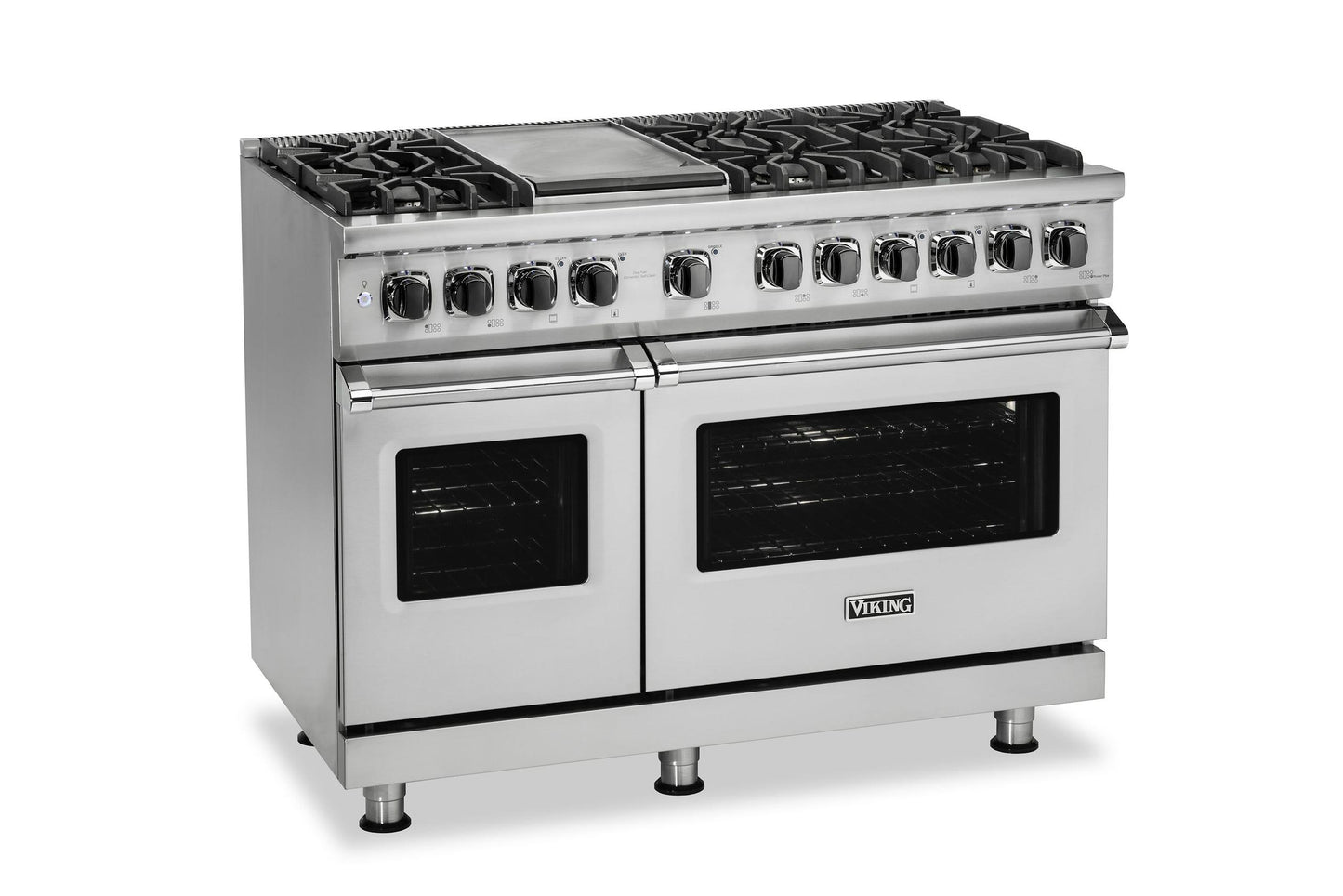 VIKING 48" Dual Fuel Range - VDR548 Viking 5 Series Gray - VDR5488BDG