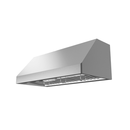 ZEPHYR Tempest II, 18in Wall, 54in, SS, LED, ACT in Stainless Steel - AK7554CS