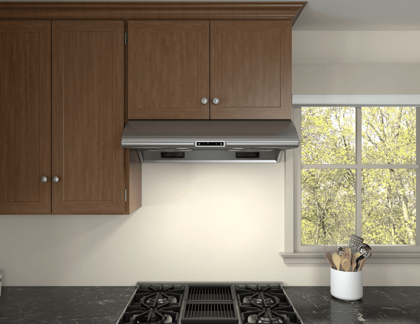ZEPHYR Typhoon, UC, 30in, SS, LED, ACT in Stainless Steel - AK2100CS