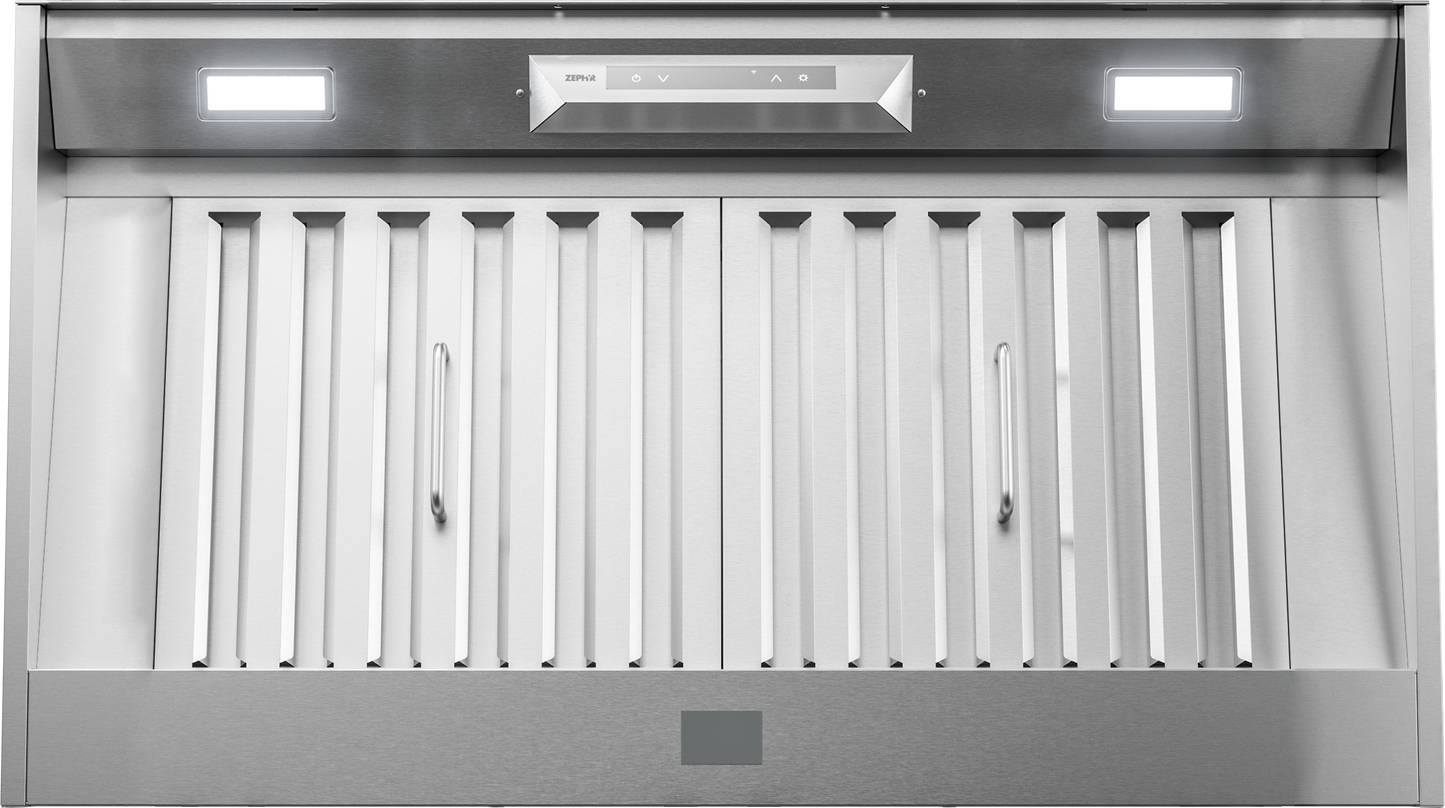 ZEPHYR Monsoon Connect, 30in, SS, LED, ACT in Stainless Steel - AK9428BS