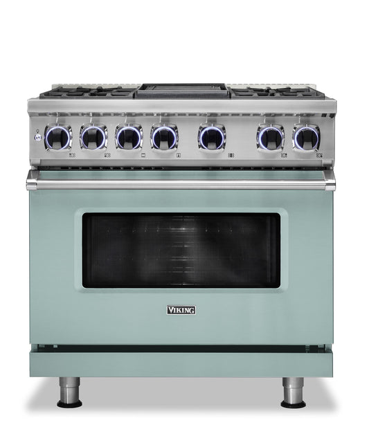 VIKING 36" Dual Fuel Range - VDR7362 Viking 7 Series Other - VDR73624GSP