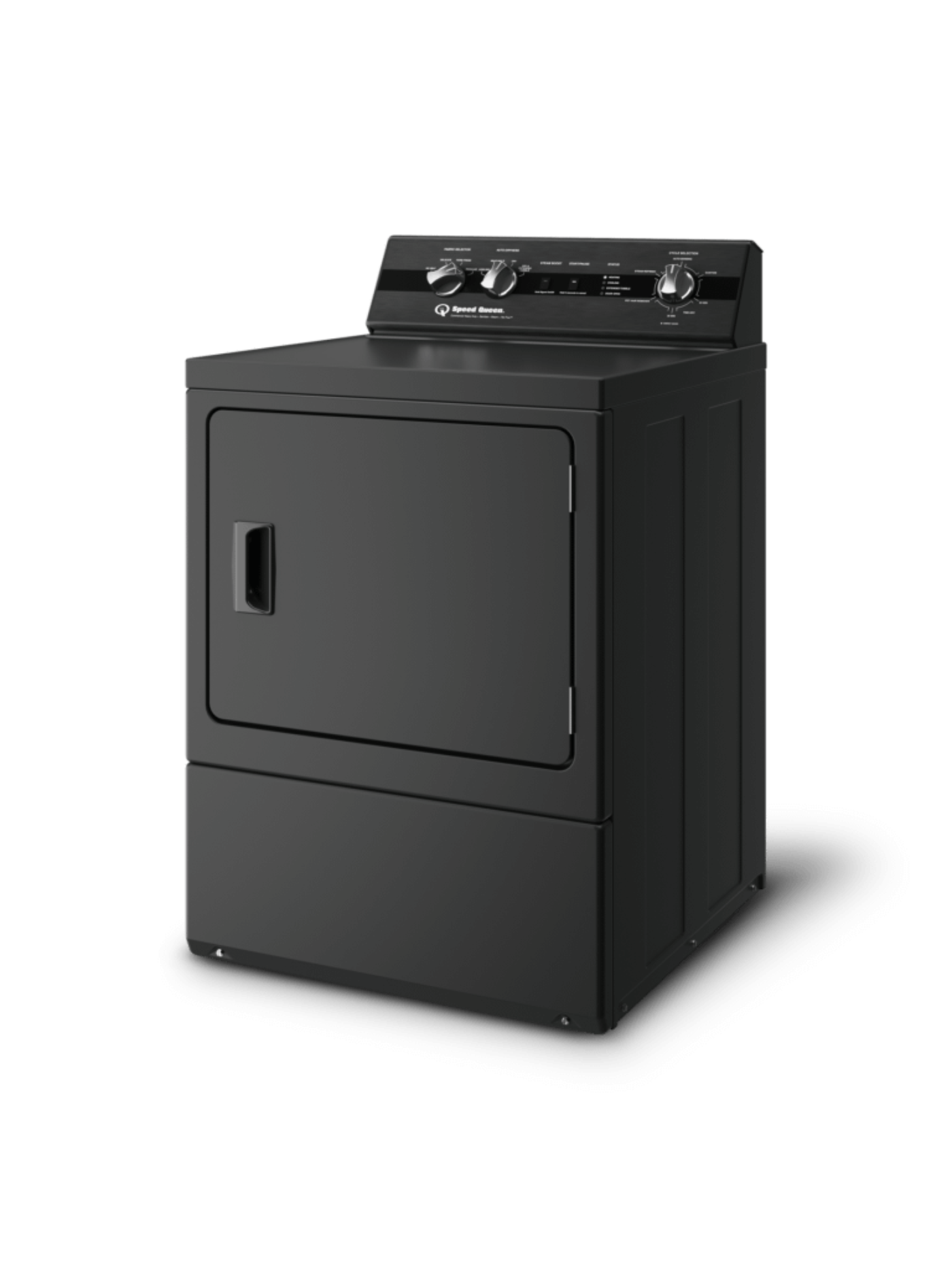 SPEED QUEEN DC5004BE DC5 Sanitizing Electric Dryer with Pet Plus Extended Tumble Steam  Black - DC5004BE