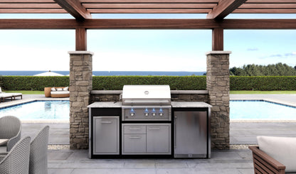 XO APPLIANCE XOGRILL30N 30" Grill 2 Burner with Rotiss Burner NG in Stainless Steel - XOGRILL30N