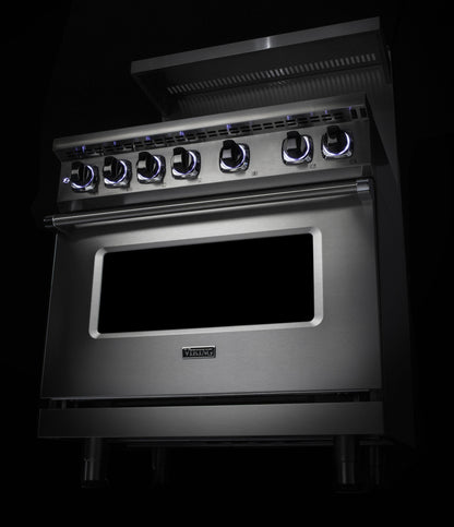 VIKING 36" Dual Fuel Range - VDR7362 Viking 7 Series White - VDR73626BPWLP