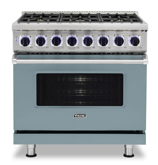 VIKING 36" Dual Fuel Range - VDR7362 Viking 7 Series Blue - VDR73626BNSLP