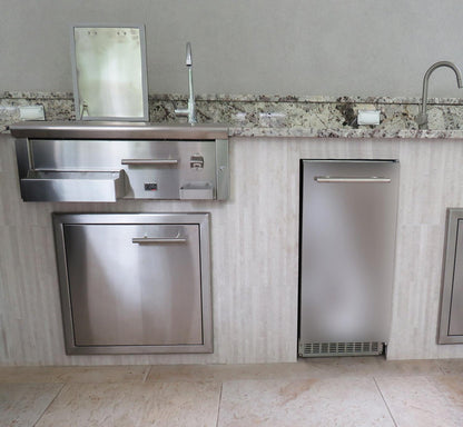 XO APPLIANCE XOUIM1565OP 15" Clear Gourmet Ice Maker Panel Ready w Pump Custom Panel Ready - XOUIM1565OP