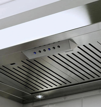 XO APPLIANCE XOT48KSE 48" 1000 CFM Italian Made Pro Hood Range Hood in Stainless Steel