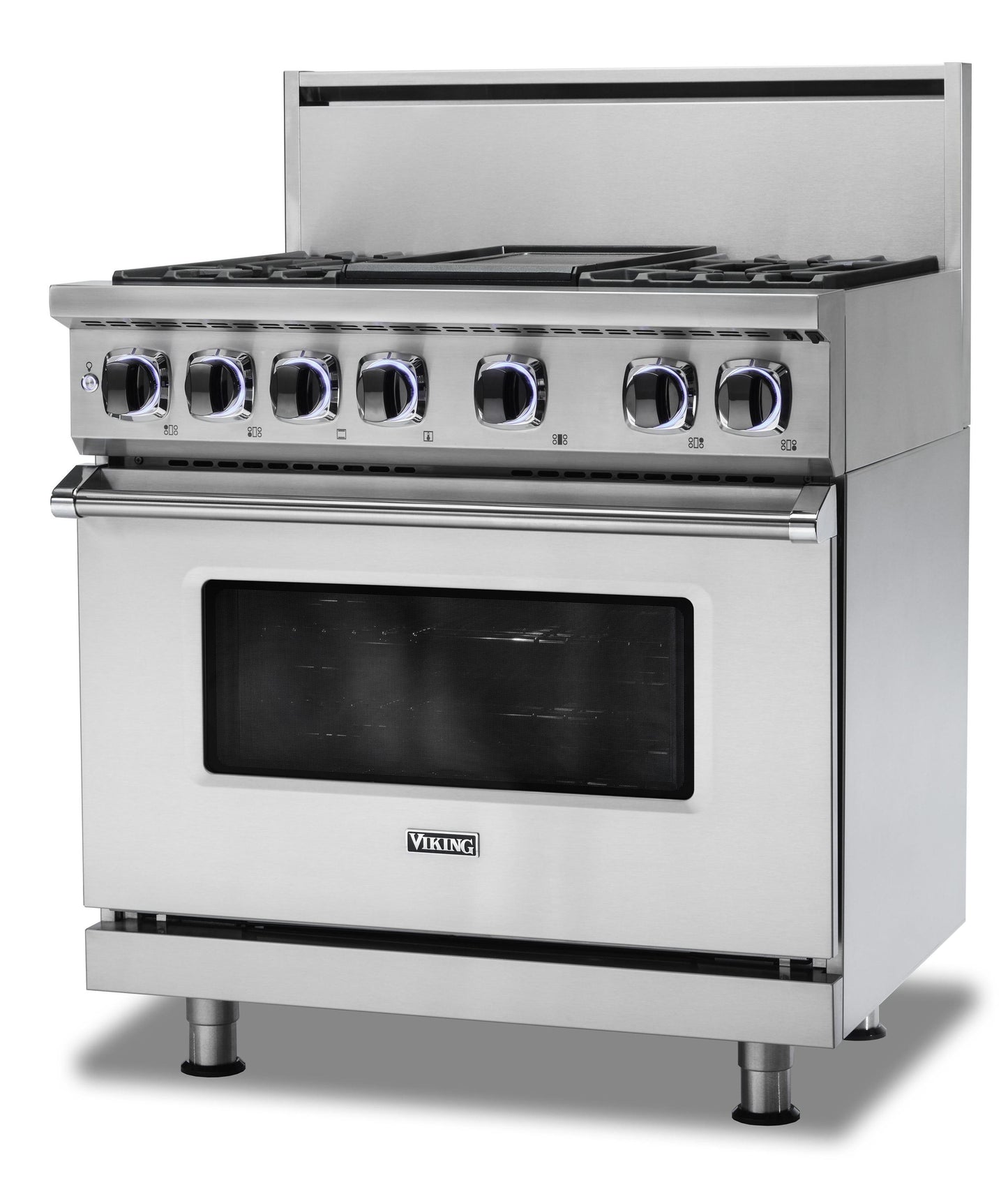 VIKING 36" Dual Fuel Range - VDR7362 Viking 7 Series Blue - VDR73624GSBLP