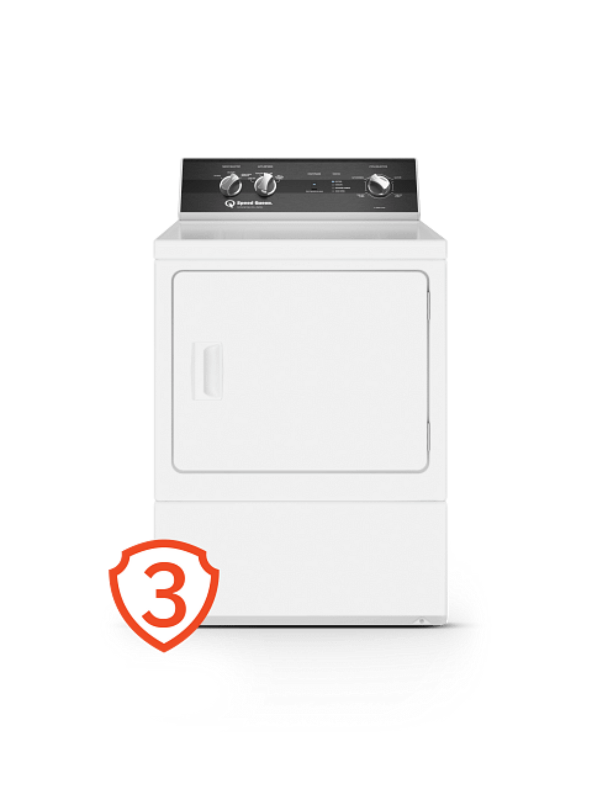 SPEED QUEEN DR3004WG DR3 Sanitizing Gas Dryer with Extended Tumble White - DR3004WG