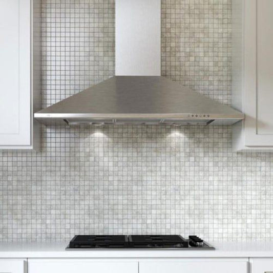 XO APPLIANCE XOB42SC 42" CCC 600/395 CFM Italian Made Wall Mount Chimney Range Hood in Stainless Steel - XOB42SC