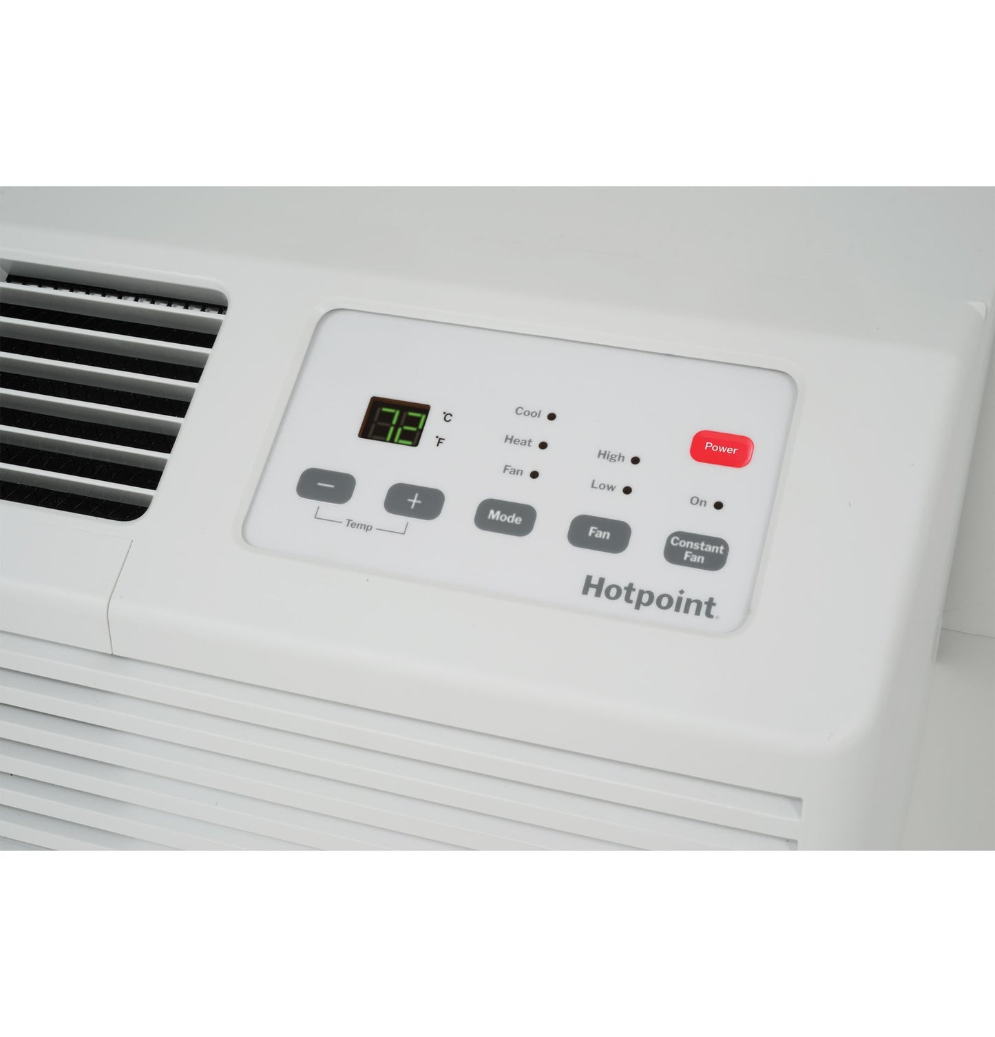 HOTPOINT Hotpoint PTAC Heat Pump with Electric Heat Backup 15,000 BTU, 230/208V, 20amp White - AHHS15D3XXA