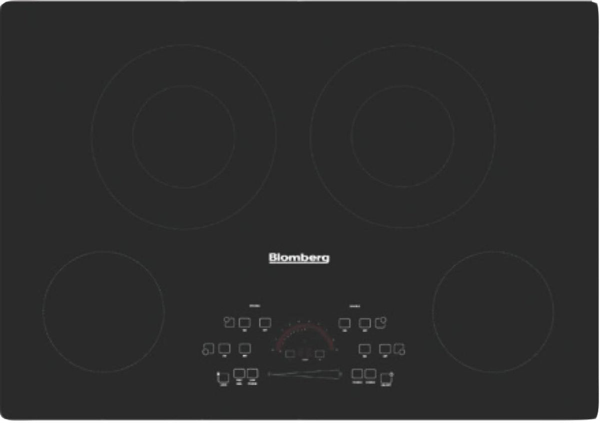 BLOMBERG APPLIANCES CTE30410 30in electric cooktop, 4 burner, touch controls Black - CTE30410